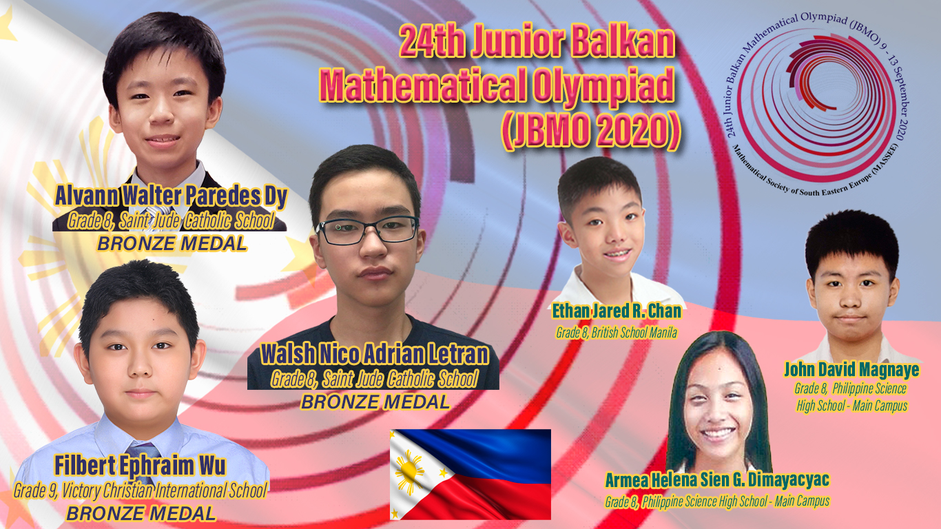 The Philippine team won three bronze medals at the 24 th Junior Balkan ...